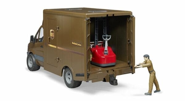 Bruder 1:16 MB Sprinter UPS with Driver and Accessories - Image 2