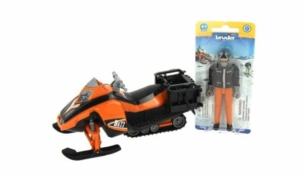 Bruder 1:16 Snowmobil with Driver and Accessories - Image 4
