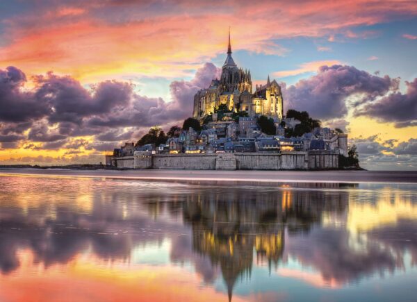 Clementoni Le Magnifique Mont Saint-Michel 1000 Piece Jigsaw Puzzle - Image 3