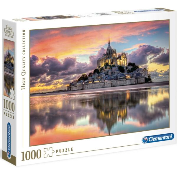 Clementoni Le Magnifique Mont Saint-Michel 1000 Piece Jigsaw Puzzle