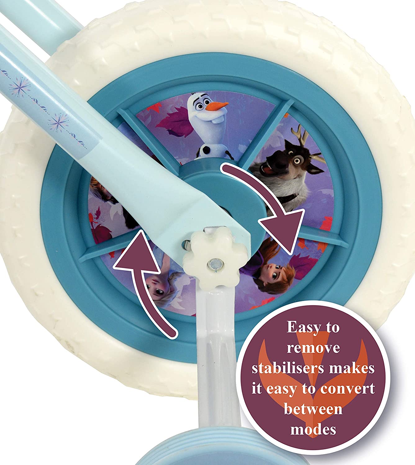 Frozen 2 My First 2-in-1 Training Bike 10 Inch - Image 7