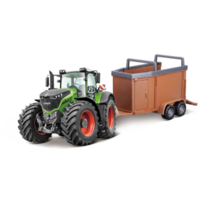 Burago Fendt 1050 Vario Tractor With Livestock Trailer