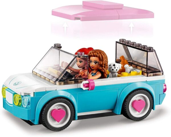 LEGO Friends 41443 Olivia's Electric Car Toy - Image 4