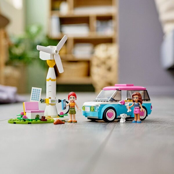LEGO Friends 41443 Olivia's Electric Car Toy - Image 7