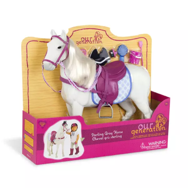 Our Generation Sterling Gray Horse - Image 3