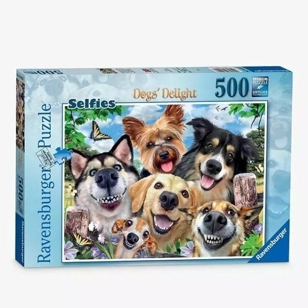 Ravensburger Selfies Dogs Delight 500 Piece Jigsaw Puzzle