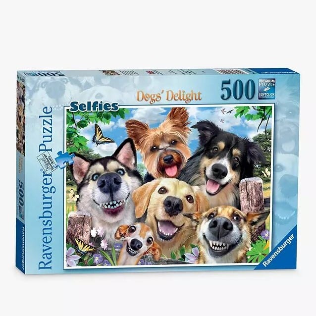 Ravensburger Selfies Dogs Delight 500 Piece Jigsaw Puzzle