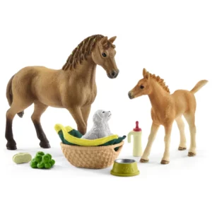 Schleich 42432 Horse Club Sarah’s Baby Animal Care