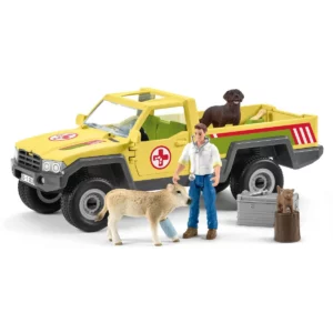 Schleich 42503 Veterinarian Visit at the Farm World