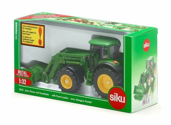 Siku 1:32 John Deere Tractor With Front Loader - Image 3