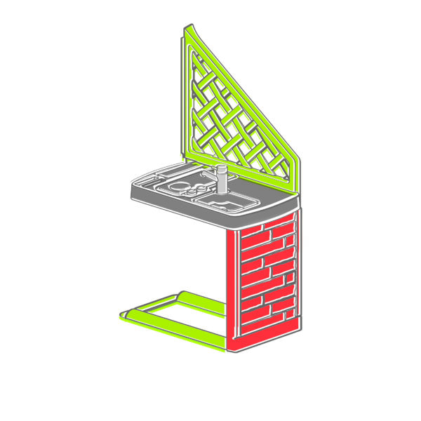 Smoby Summer Kitchen (Playhouse Accessory) - Image 7