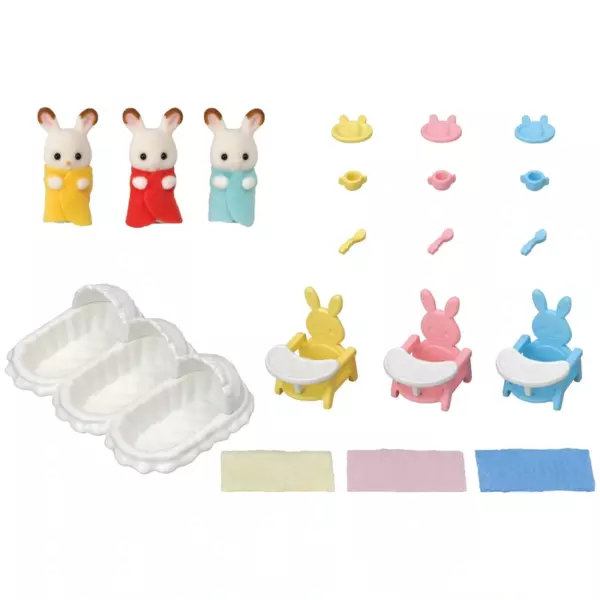 Sylvanian Families Triplets Care set