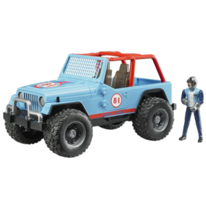 Bruder 1:16 Jeep Wrangler Cross Country Racer Team Blue