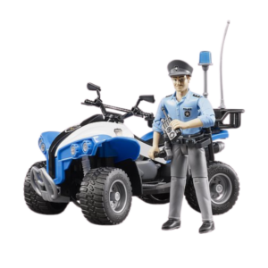 Bruder 1:16 Police-Quad With Police Officer And Accessories
