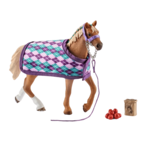 Schleich 42360 English Thoroughbred With Blanket