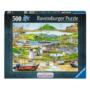 Ravensburger Escape to Cornwall 500 Piece Jigsaw Puzzle