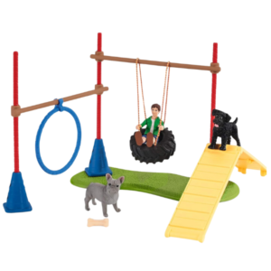 Schleich 42536 Puppy Agility Training Set