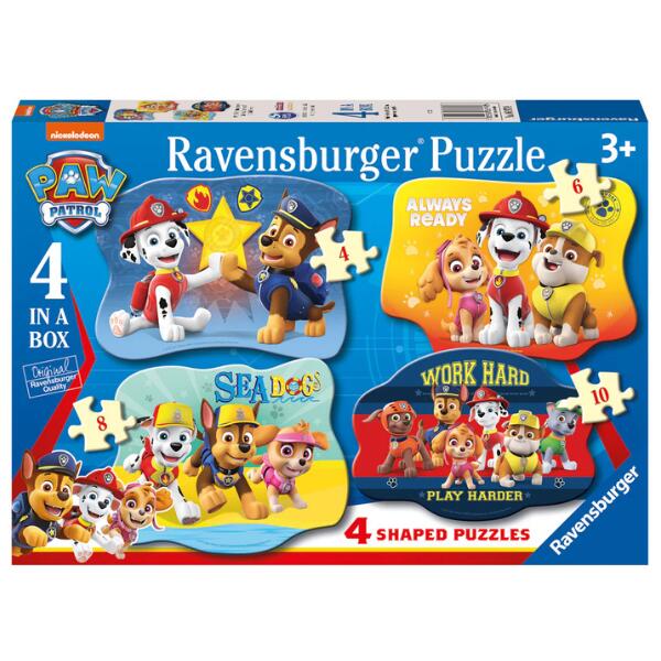Ravensburger 4 Shaped Paw Patrol Puzzle