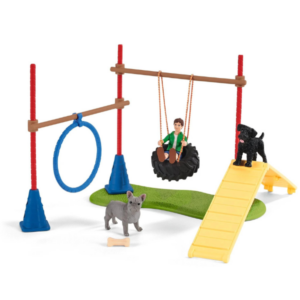 Schleich 42536 Puppy Agility Training Set