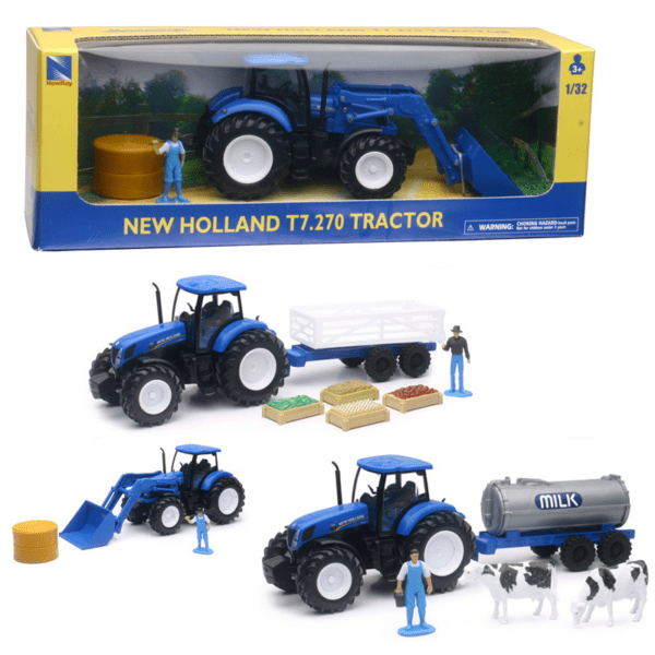 New Holland 1:32 Tractor with Trailer