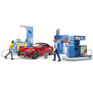 Bruder 1:16 Bworld Petrol Gas Station And Car Wash