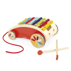 Janod Tattoo Red Xylo Roller Toy