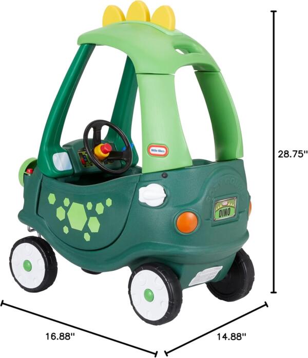 Little Tikes Go Green Cozy Coupe Dino - Image 4