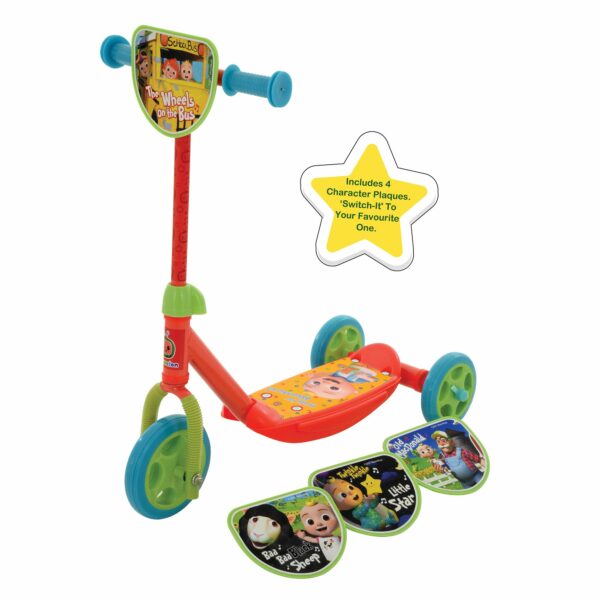Cocomelon Switch It Multi Character Tri-Scooter - Image 5