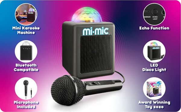 Mi-Mic Bluetooth Mini Disco Karaoke Speaker - Image 3