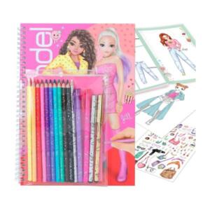 Top Model Colouring Book with Pen Set