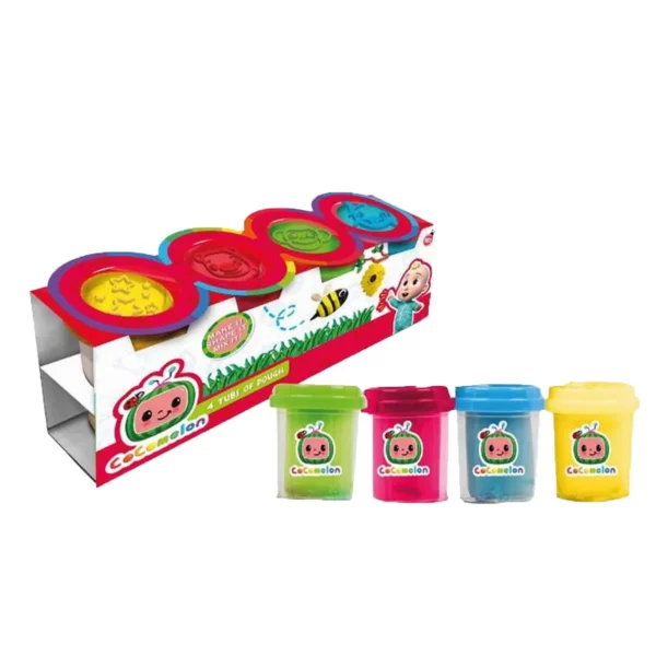 Cocomelon 4 Tubs of Dough