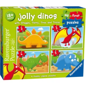 Ravensburger My First Puzzles - Jolly Dinos 4 Chunky Puzzles