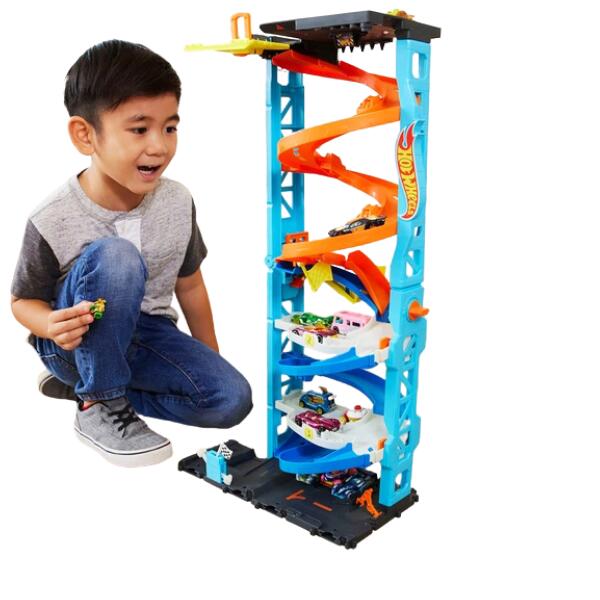 Hot Wheels City Transforming Race Tower Set