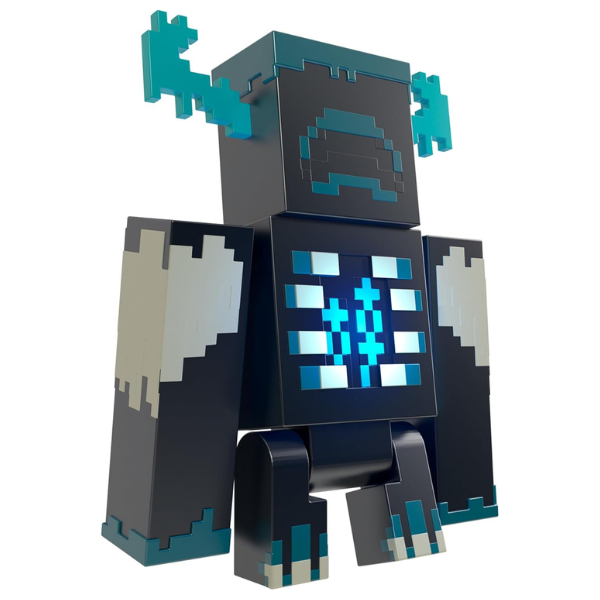 Minecraft The Warden Lights and Sounds Figure