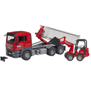 Bruder 1:16 MAN TGS Truck With Roll-Off Container