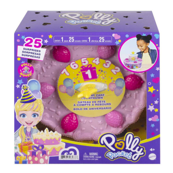 Polly Pocket Birthday Cake Countdown Playset - Image 6