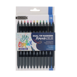 World Of Colour Dual Tip Markers - Brush And Fine Line
