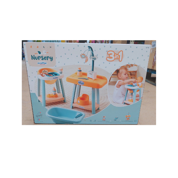 Ecoiffier 3 in 1 Nursery Set