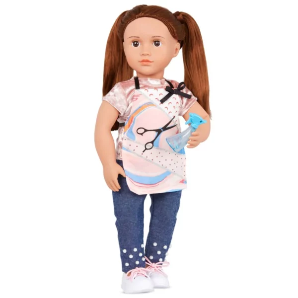 Our Generation Deluxe Hair Stylist Outfit with Velvet Top - Image 4