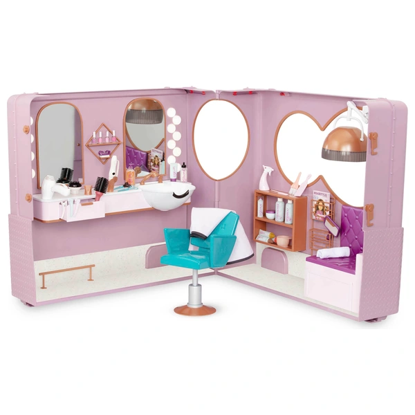 Our Generation Hair Salon Trailer Set