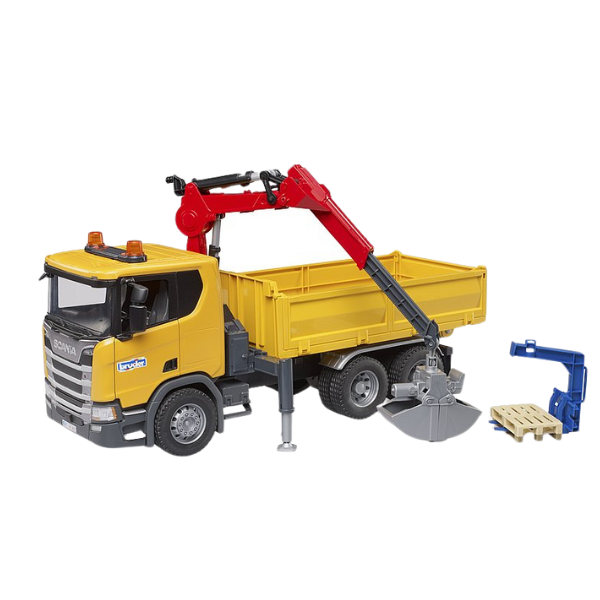 Bruder 1:16 Scania Super 560R Construction Truck With Crane