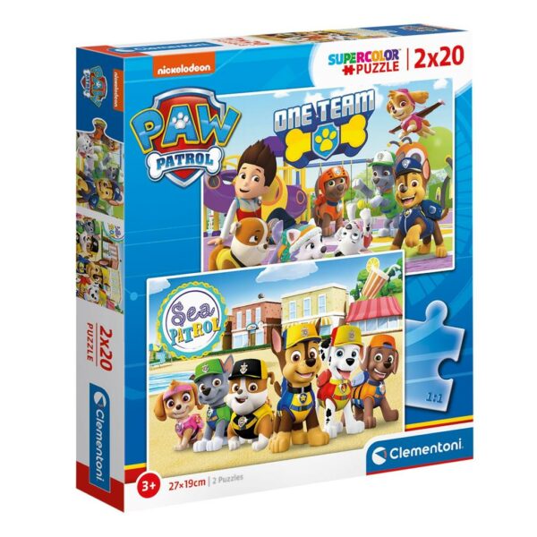 Clementoni Paw Patrol 2x20 Piece Puzzle
