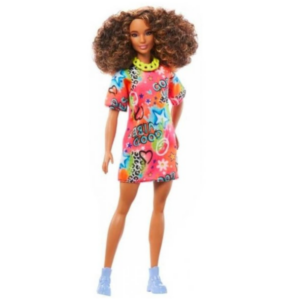 Barbie Fashionistas Doll 209 Good Vibes T- Shirt