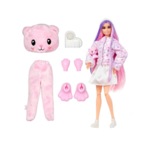 Barbie Cutie Reveal Doll with Teddy Plush Costume