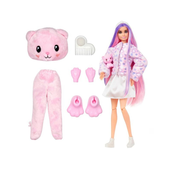 Barbie Cutie Reveal Doll with Teddy Plush Costume