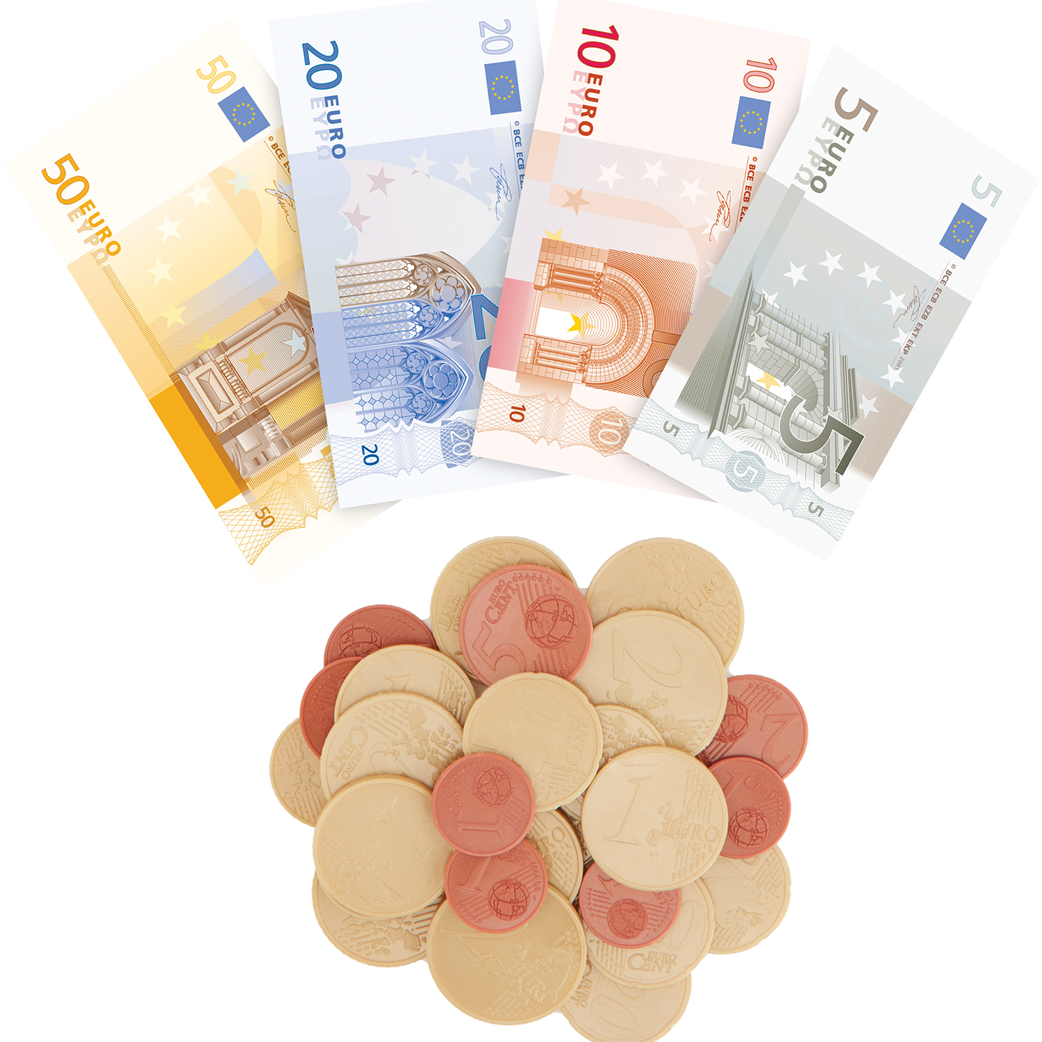 Clever Kidz Paper Euro Money Set
