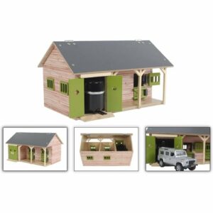 Kids Globe 1:32 Horse Stable with 2 Boxes