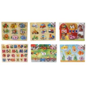 Easy Grab Wooden Puzzle Assortment