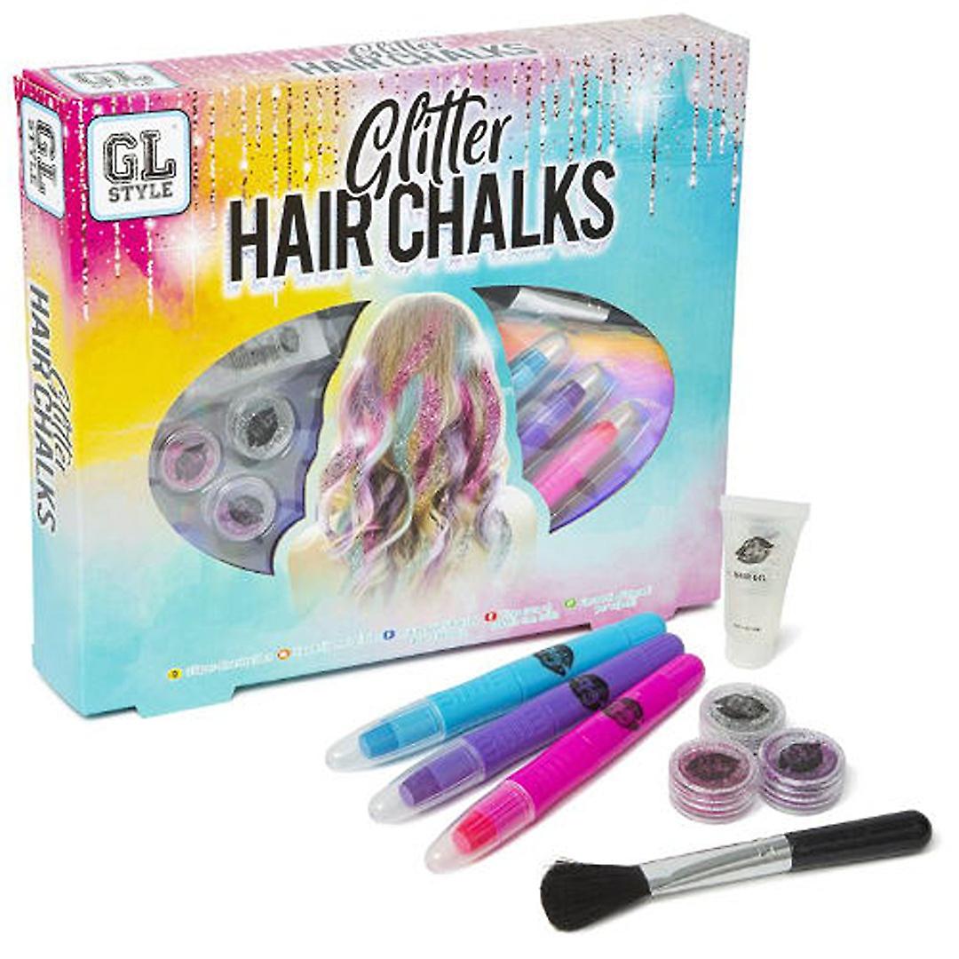 GL Style Glitter Hair Chalks
