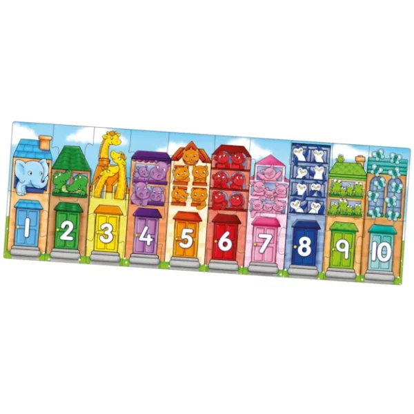 Orchard Toys Number Street Jigsaw Puzzle - Image 4